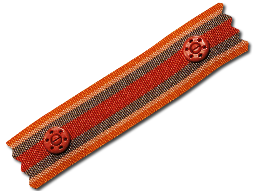 PS1000CS Injection Molded Snap Tape on Striped Poly