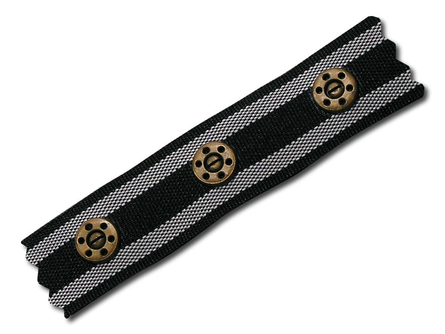 PS1000CS Injection Molded Snap Tape on Striped Poly #06