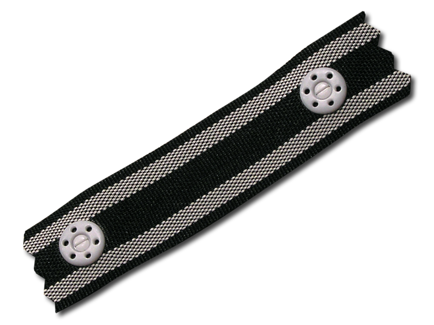 PS1000CS Injection Molded Snap Tape on Striped Poly #07