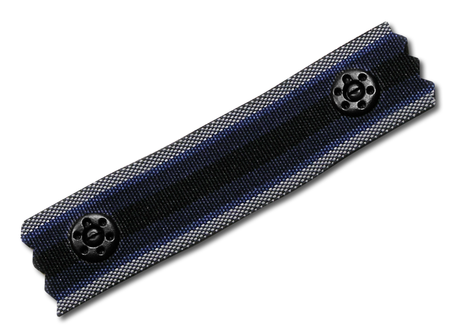PS1000CS Injection Molded Snap Tape on Striped Poly #09