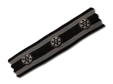 PS1000CS Injection Molded Snap Tape on Striped Poly #08